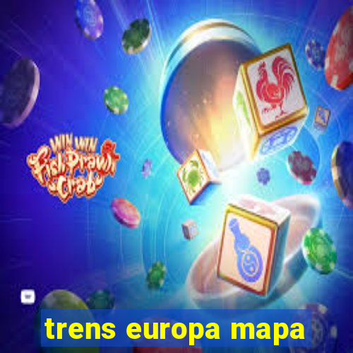 trens europa mapa